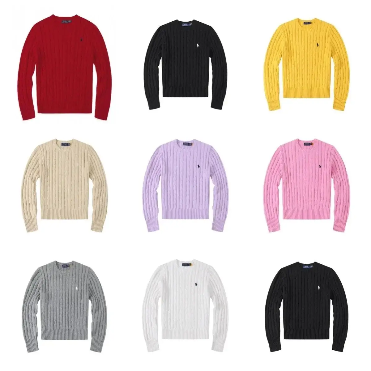 Ralph Lauren Cable Knit Sweater [8 styles]