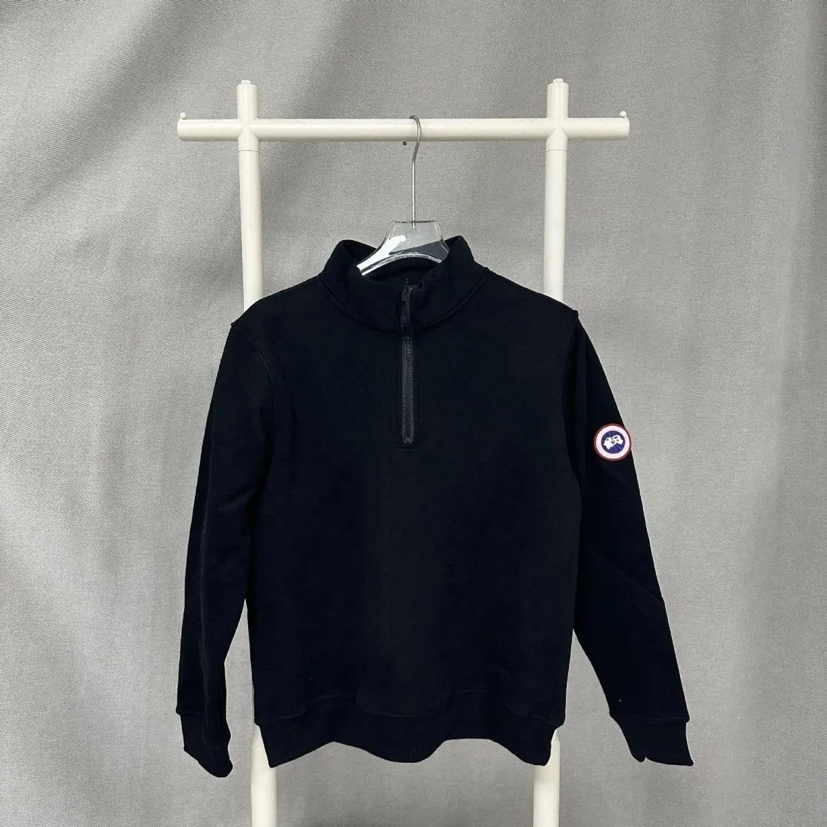 Canada Goose Half-Zip Sweatshirts [White] — foto 2 de 5