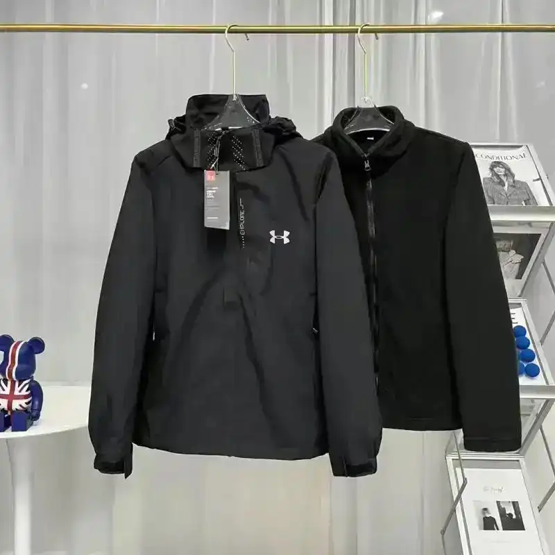 Nike UA Jacket [Black & Cream Hooded Windbreakers] — foto 9 de 9