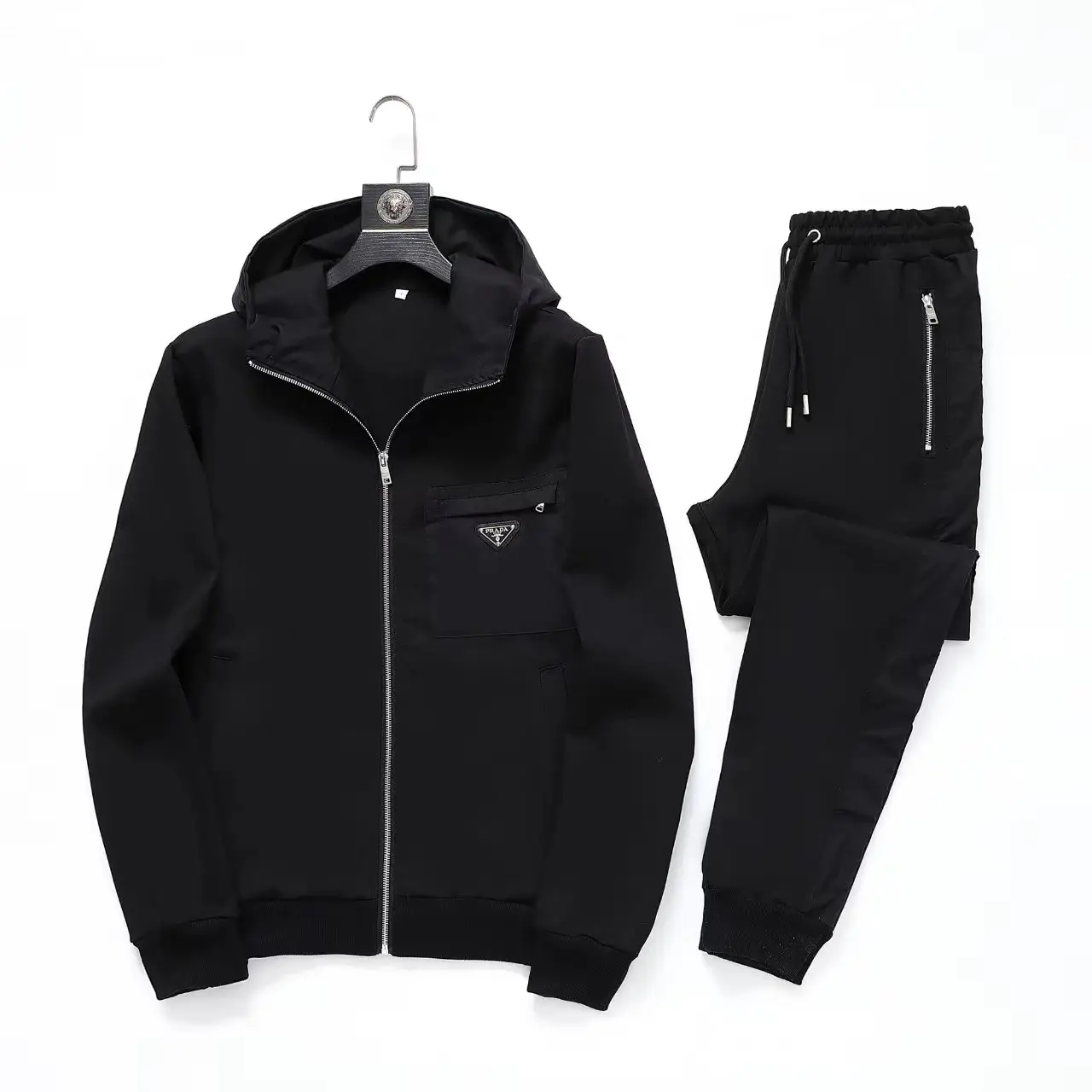 Prada Triangle Logo Jacket/Pants Set [35 styles] — foto 9 de 13