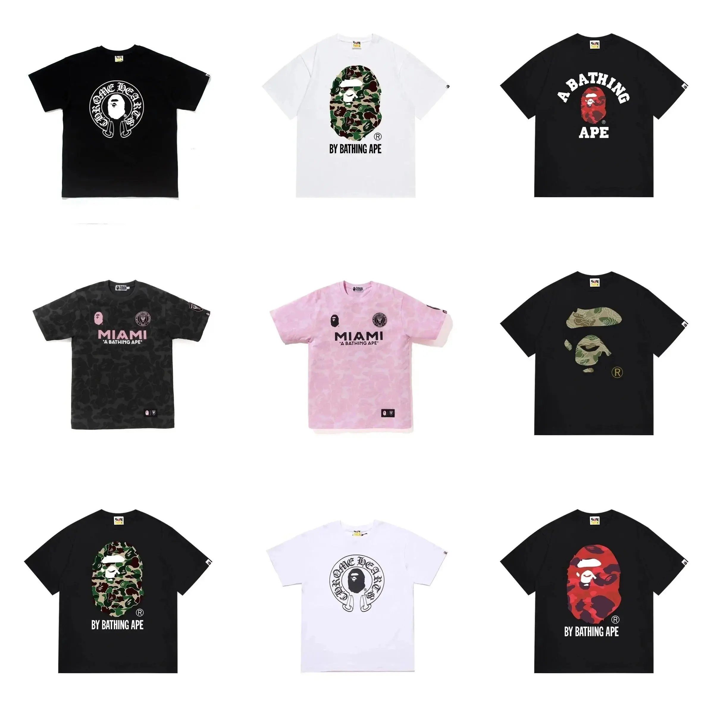 A Bathing Ape x Chrome Hearts T-shirt