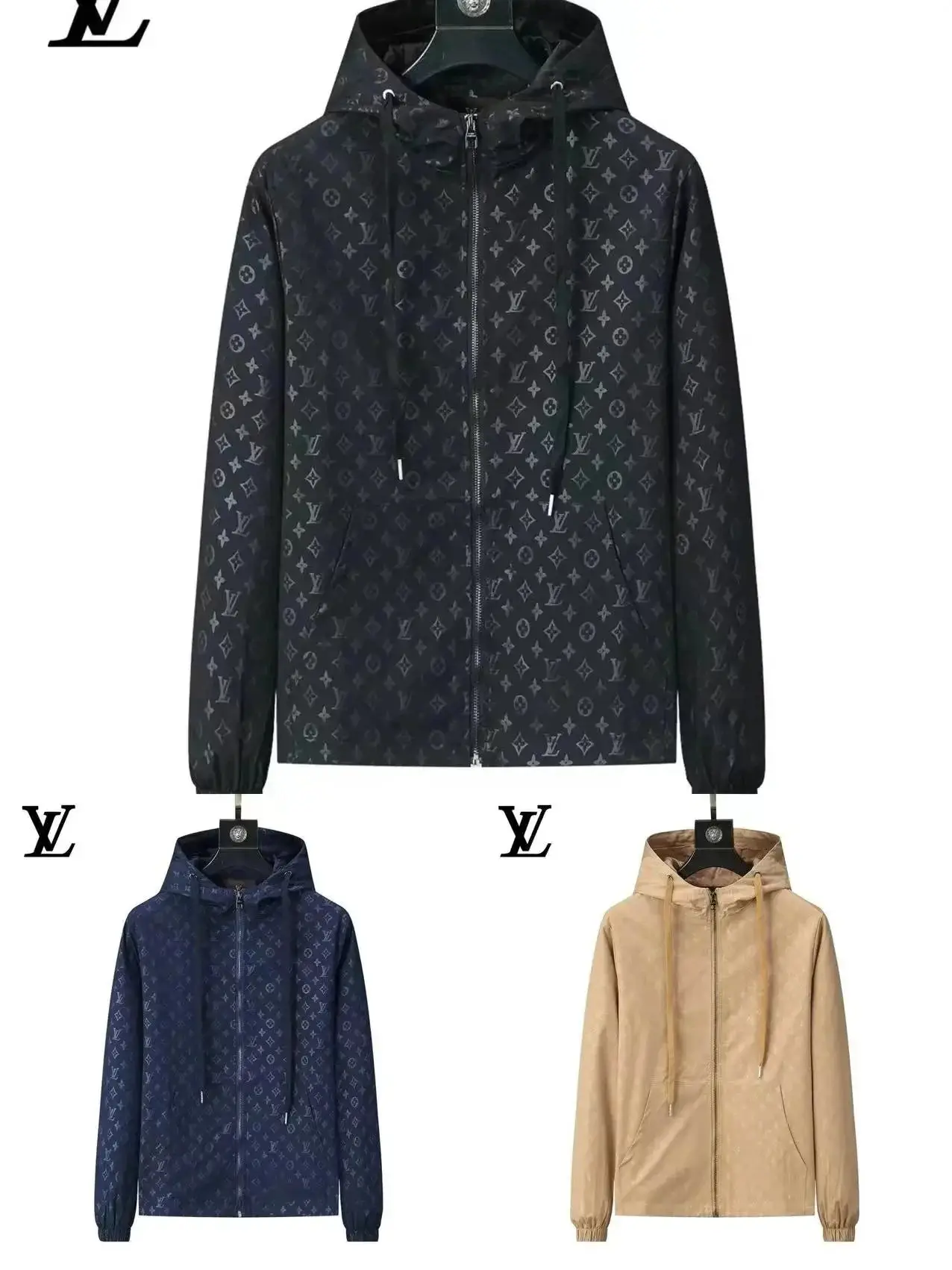 LV Monogram Hooded Jacket [9 styles]