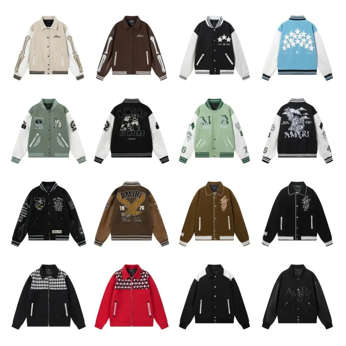 AMIRI Varsity Jackets [Multiple Styles]
