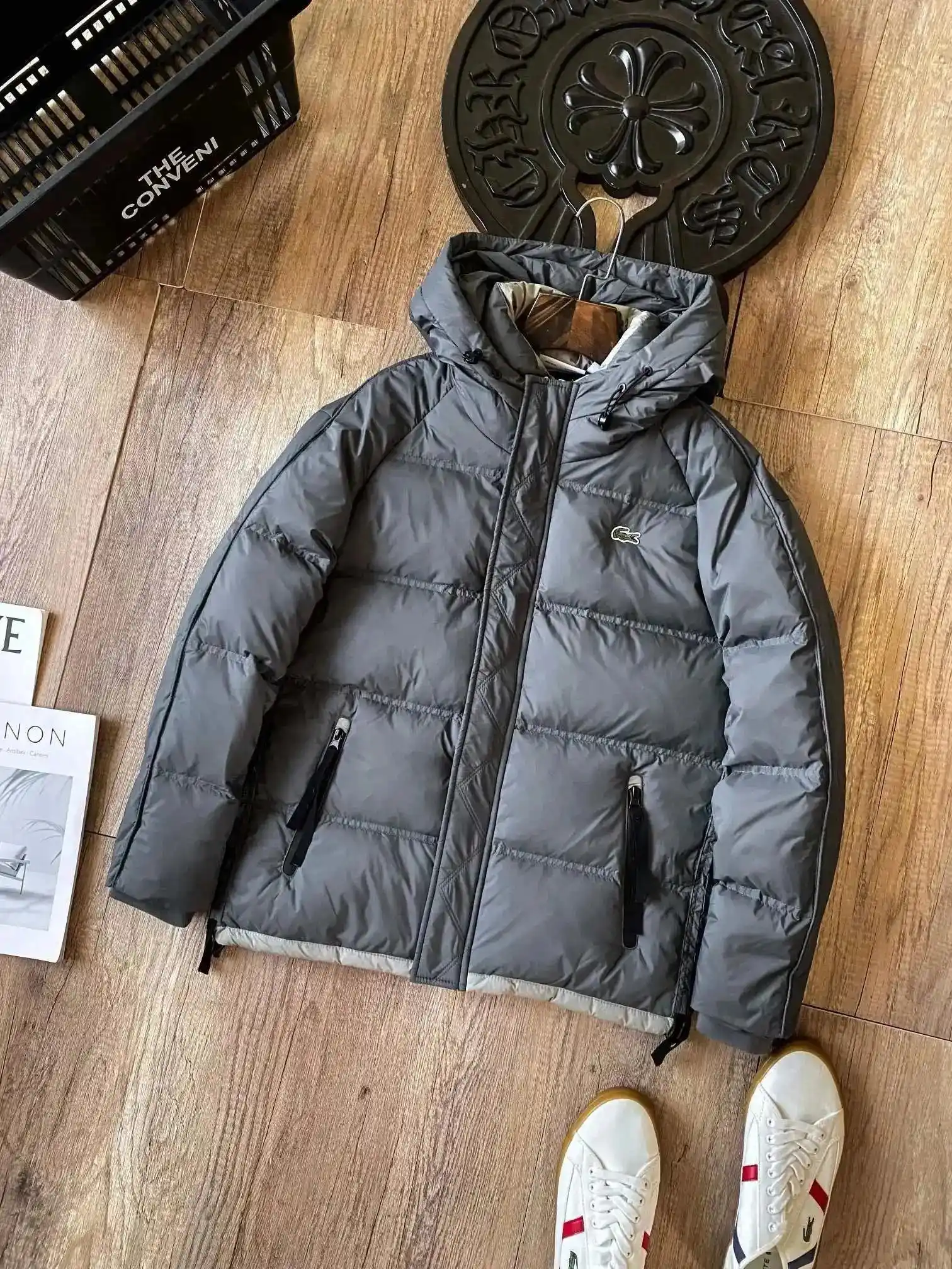 LACOSTE Hooded Puffer Jacket [22 styles] — foto 6 de 11