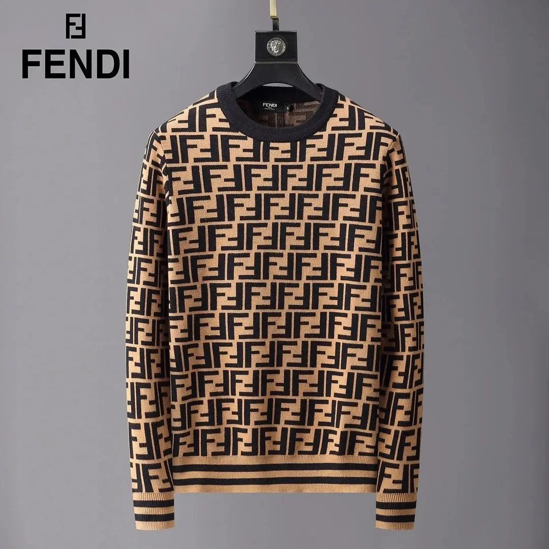 Fendi FF Logo Sweater / Fendi Roma Sweater / Houndstooth Pattern Sweater [4 styles] — foto 4 de 4