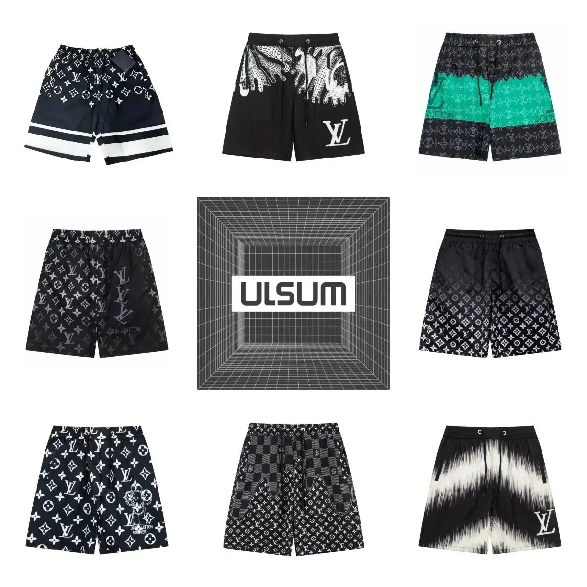 Louis vuitton LV shorts& Fendi swimming trunks shorts