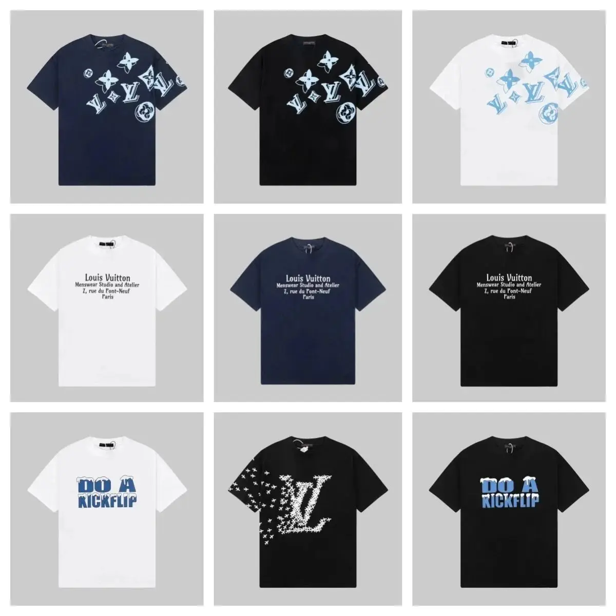 Louis Vuitton Menswear Studio T-Shirt Navy Blue