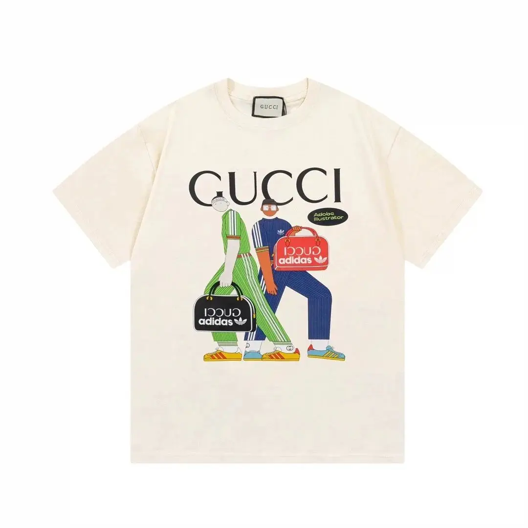 Gucci Women's Short Sleeve T-Shirt with Logo Print - Luxury Fashion Apparel — foto 14 de 14
