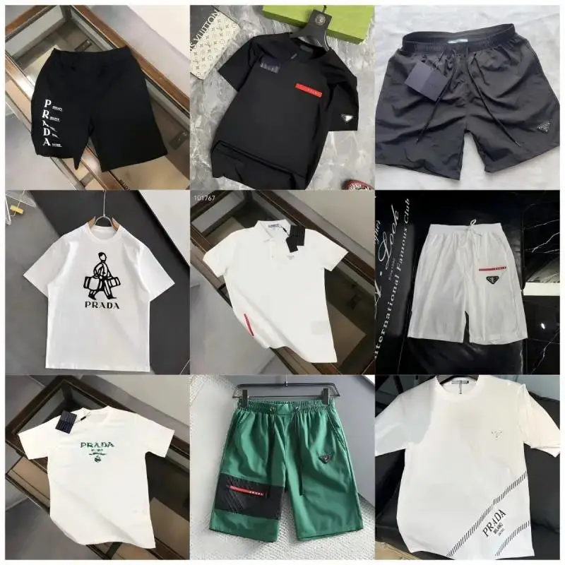 Prada POLO t-shirt Shorts Suits [40 styles]