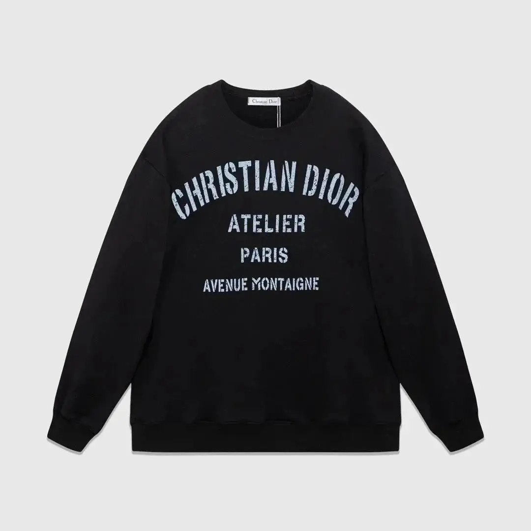 Dior Lucky Dior Long Sleeve Colorful Printed Round Neck Casual Top [15 styles] — foto 4 de 14
