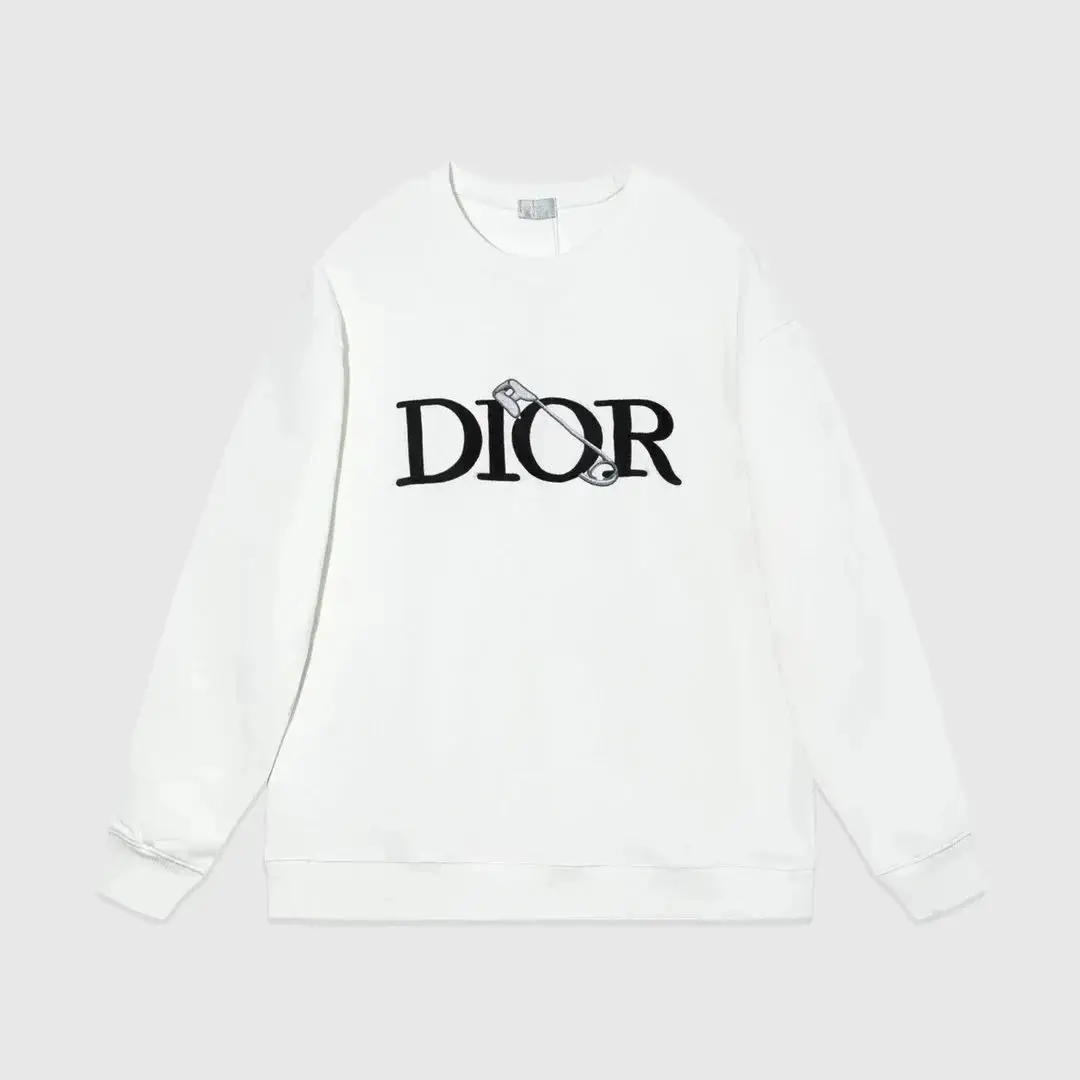 Dior Lucky Dior Long Sleeve Colorful Printed Round Neck Casual Top [15 styles] — foto 7 de 14