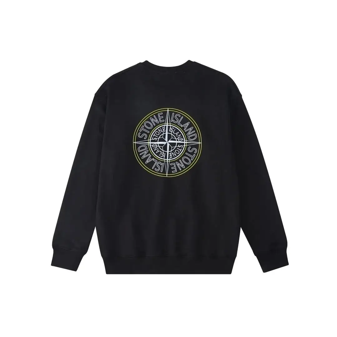 Stone Island Kids Graphic Crewneck Sweatshirt - Black — foto 3 de 15
