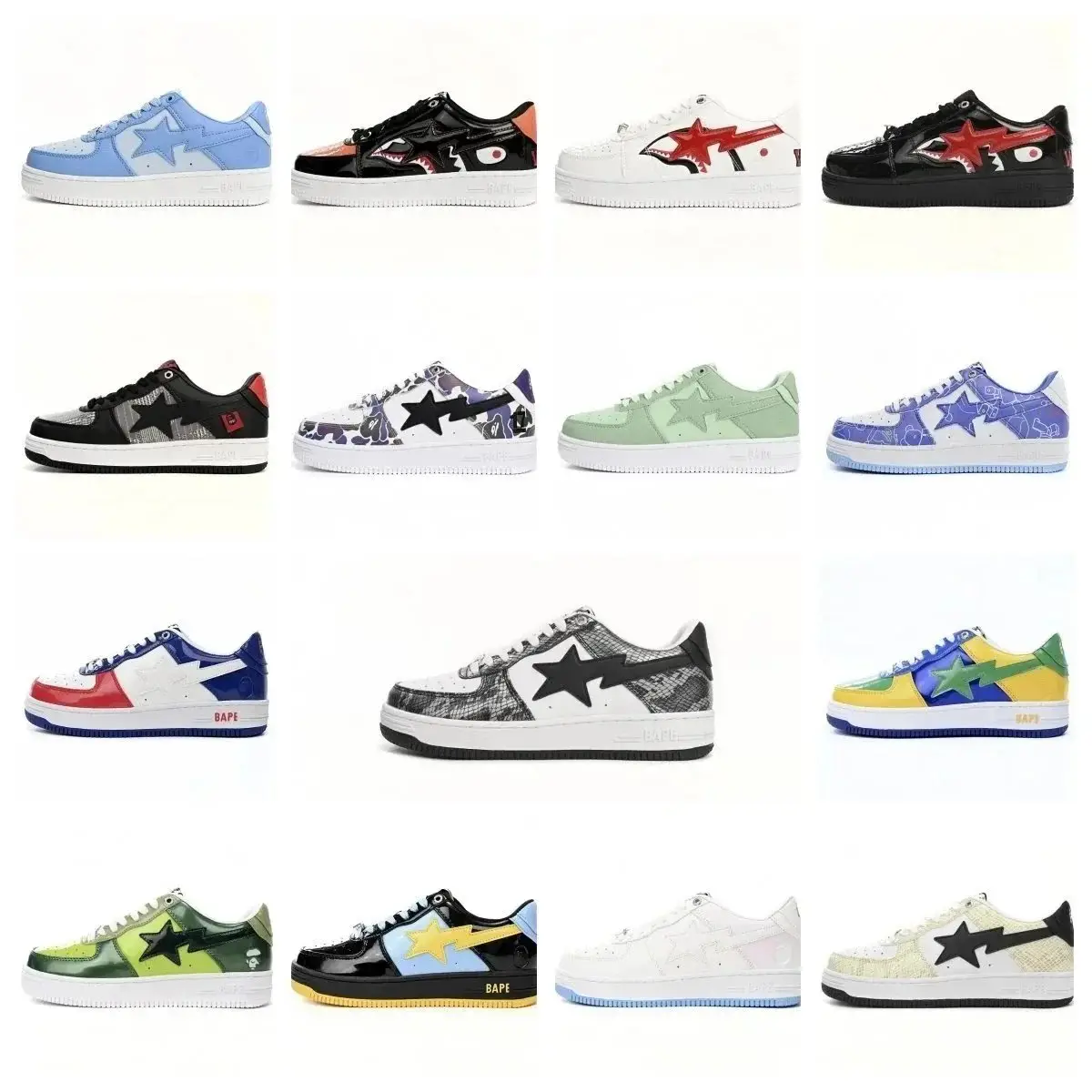 Bape Sneakers (20 styles)